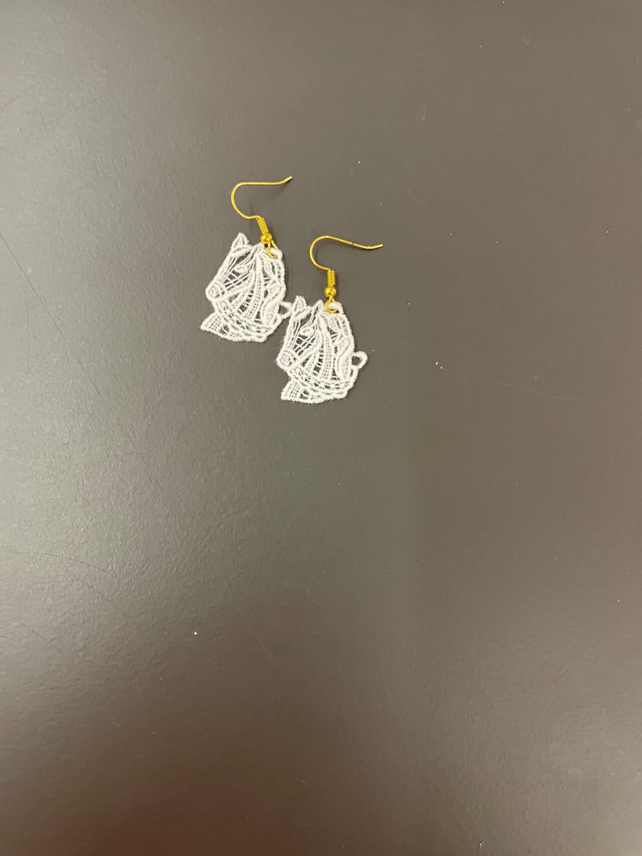 Earrings horse