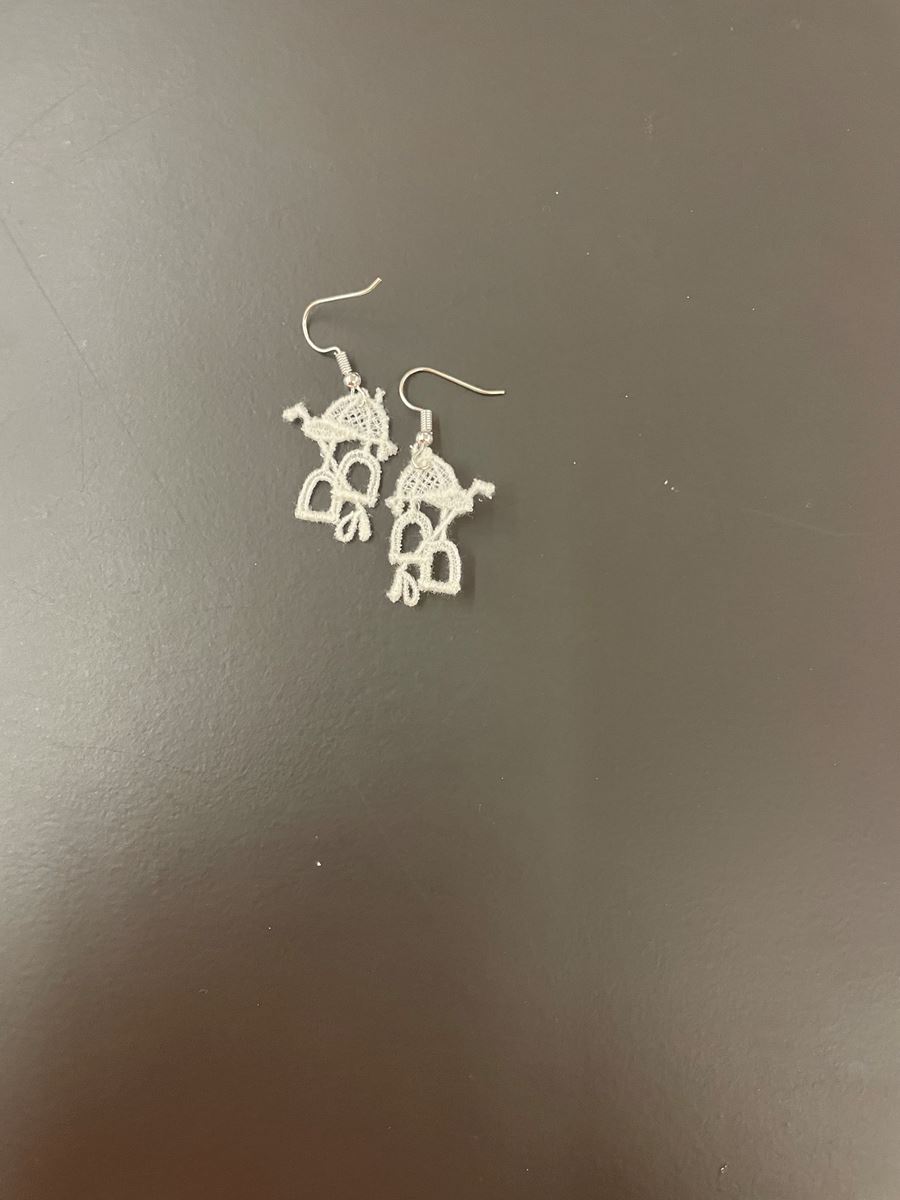 Earrings horse riding
