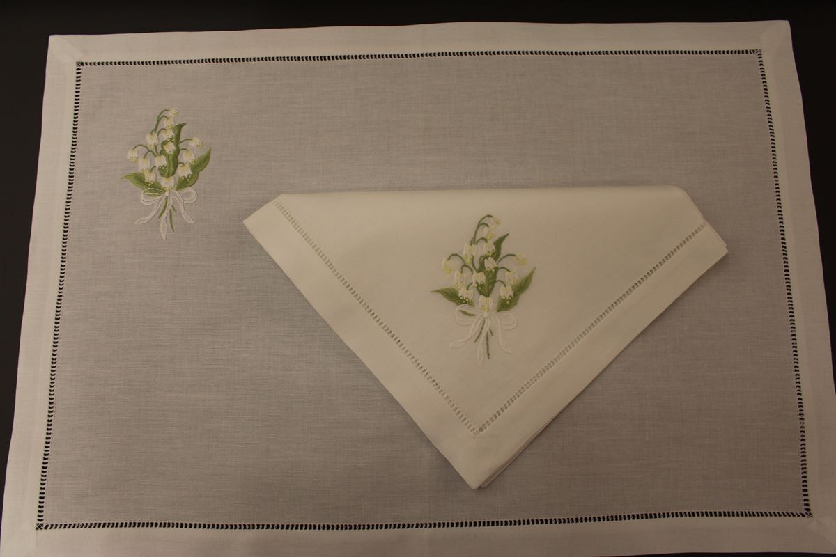 Placemat set Lily of the valley