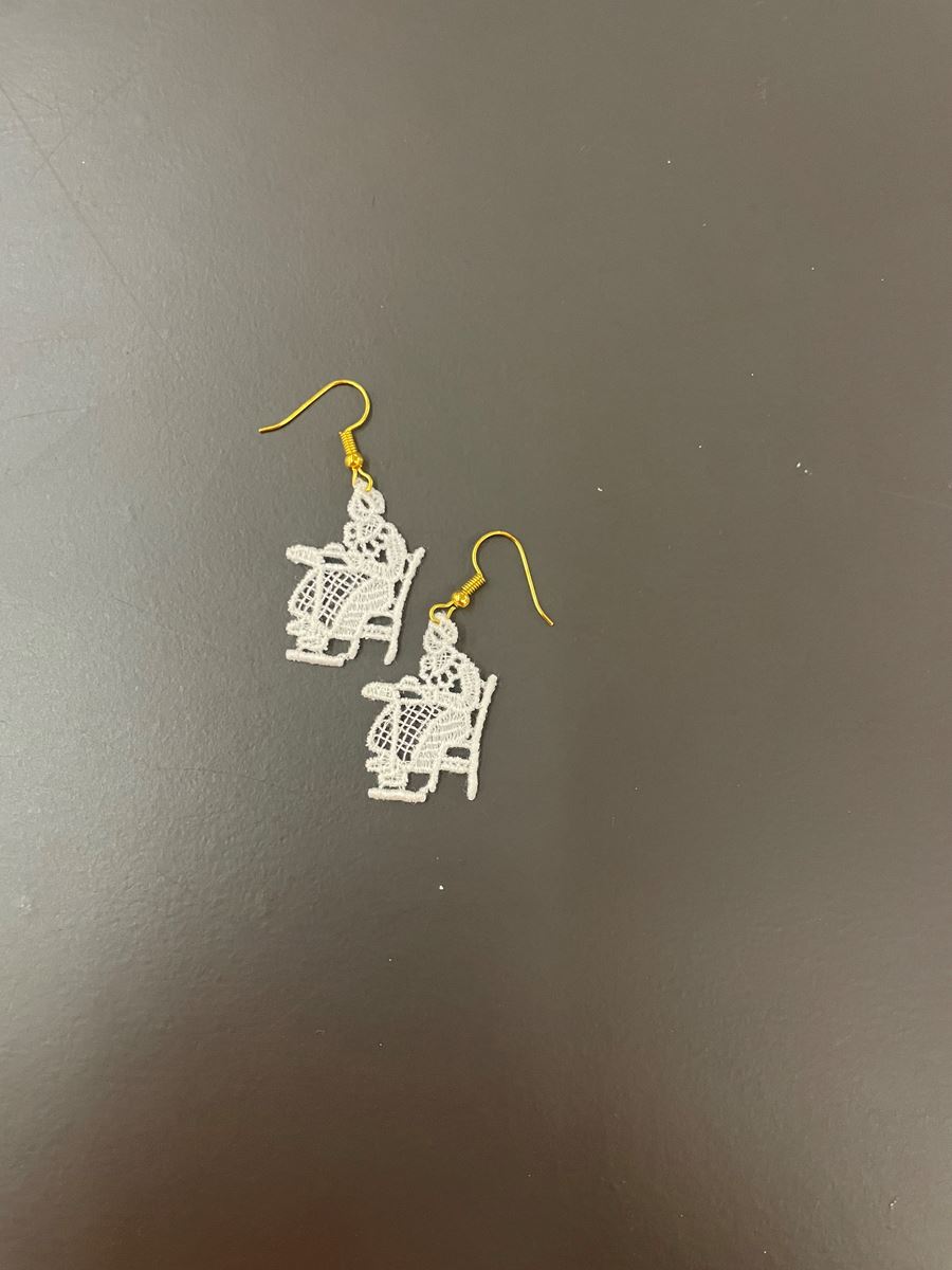 Earrings lace maker