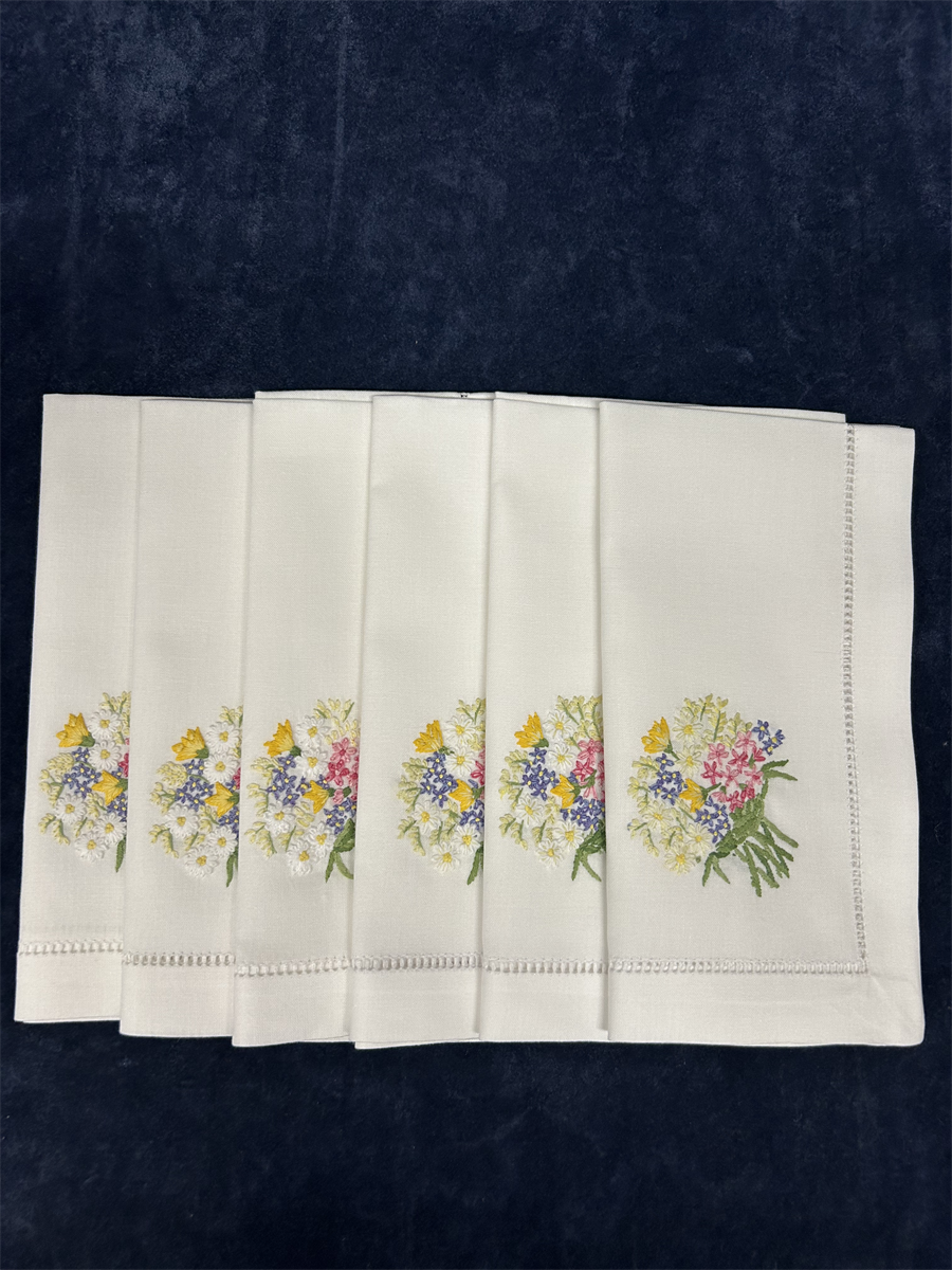 Napkin wild flowers